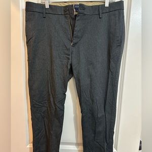 Dockers Slim Fit Dress Pants/Slacks, Black/Dark Gray, 34x32